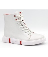 FL-W16976 BTB Ботинки детские Flois-Kids, иск.кожа, цвет белый, р-р 33-38