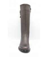 Сапоги детские Flois-Kids, иск.кожа, цвет т.серый, р-р 33-38 FL-S14030 SPB 