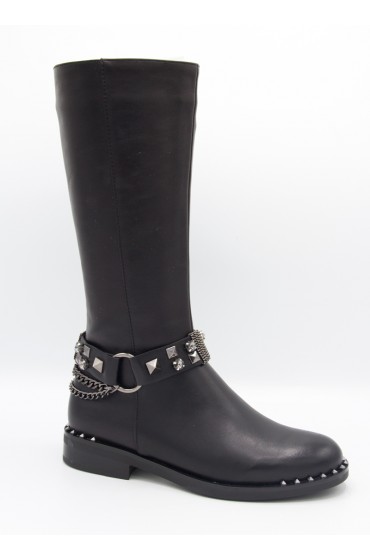 Сапоги детские Flois-Kids, иск.кожа, цвет черный, р-р 33-38 FL-S14034 SPB 