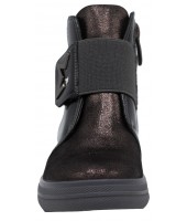 Ботинки детские Flois-Kids, иск.кожа, цвет т.серебряный, р-р 27-32 FL-W13027 BTB 