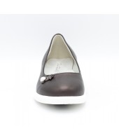 Туфли детские Flois Beautiful, иск.кожа, цвет т.серый, р-р 33-38 FL-S11145 TD 