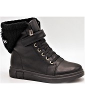 Ботинки детские Flois-Kids, иск.кожа, цвет черный, р-р 27-32 FL-W13024 BTB 
