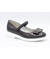 Туфли детские Flois Beautiful, иск.кожа, цвет т.серый, р-р 33-38 FL-S11160 TD 