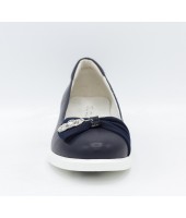 Туфли детские Flois Beautiful, иск.кожа, цвет т.синий, р-р 33-38 FL-S11156 TD