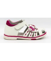 FL-ST17516 BS Босоножки детские Flois-Kids, иск.кожа, цвет бело-малиновый, р-р 27-32