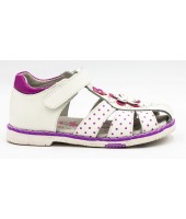 FL-ST17517 BS Босоножки детские Flois-Kids, иск.кожа, цвет бело-синий, р-р 27-32