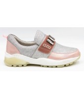 FL-K17751 PBT Полуботинки детские Flois-Kids, иск.кожа, цвет серебро, р-р 32-37