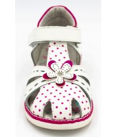 FL-ST17518 BS Босоножки детские Flois-Kids, иск.кожа, цвет бело-малиновый, р-р 27-32