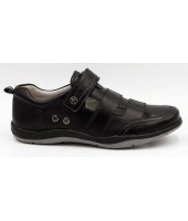FL-K17784 PBT Полуботинки детские Flois-Kids, комб.кожа, цвет черный, р-р 32-37