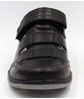 FL-K17784 PBT Полуботинки детские Flois-Kids, комб.кожа, цвет черный, р-р 32-37