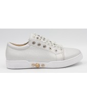 FL-W17260 PBT Полуботинки детские Flois-Kids, иск.кожа, цвет серебро, р-р 32-37