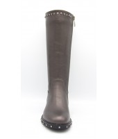 Сапоги детские Flois-Kids, иск.кожа, цвет т.серый, р-р 33-38 FL-S14011 SPB 