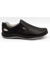 FL-K17786 PBT Полуботинки детские Flois-Kids, комб.кожа, цвет черный, р-р 32-37