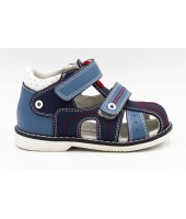 FL-ST16349 SA Сандали детские Flois-Kids, иск.кожа, цвет т.синий, р-р 20-25