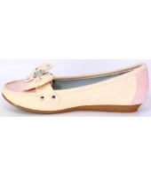 Балетки детские, Flois-kids, цвет розовый, р.30-36 (12 пар) HG82 